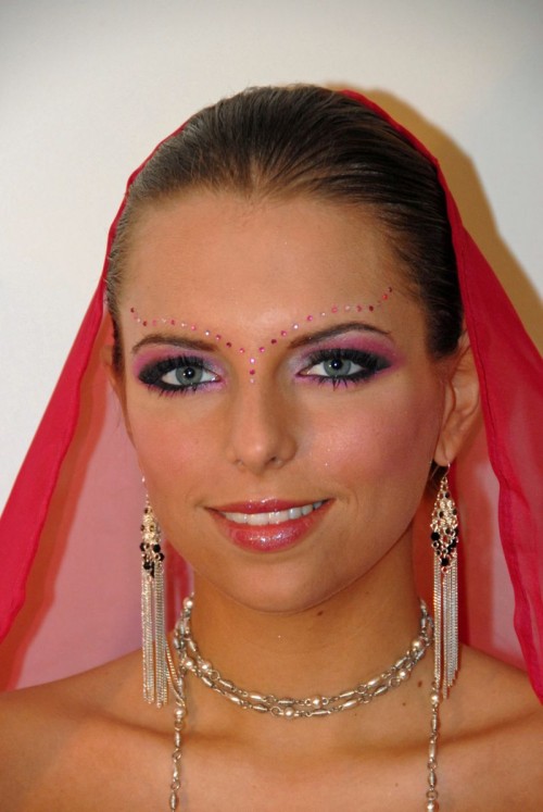 Czech makeup master class 2009 - postup do finle - tma Orient