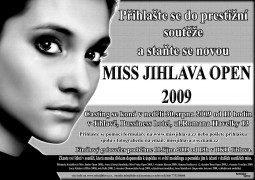 Pihlate se do prestin soute a state se novou Miss Jihlava Open 2009